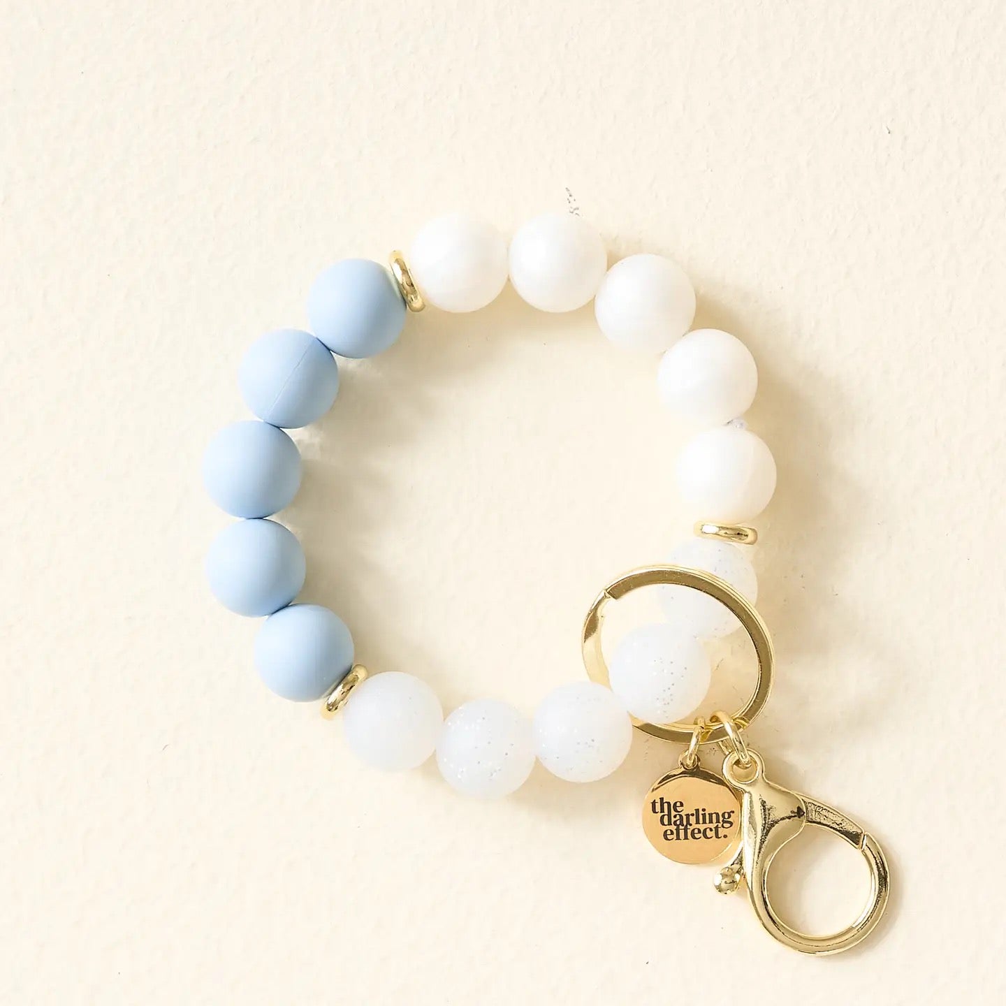 Silicone Beaded Keychain Wristlet