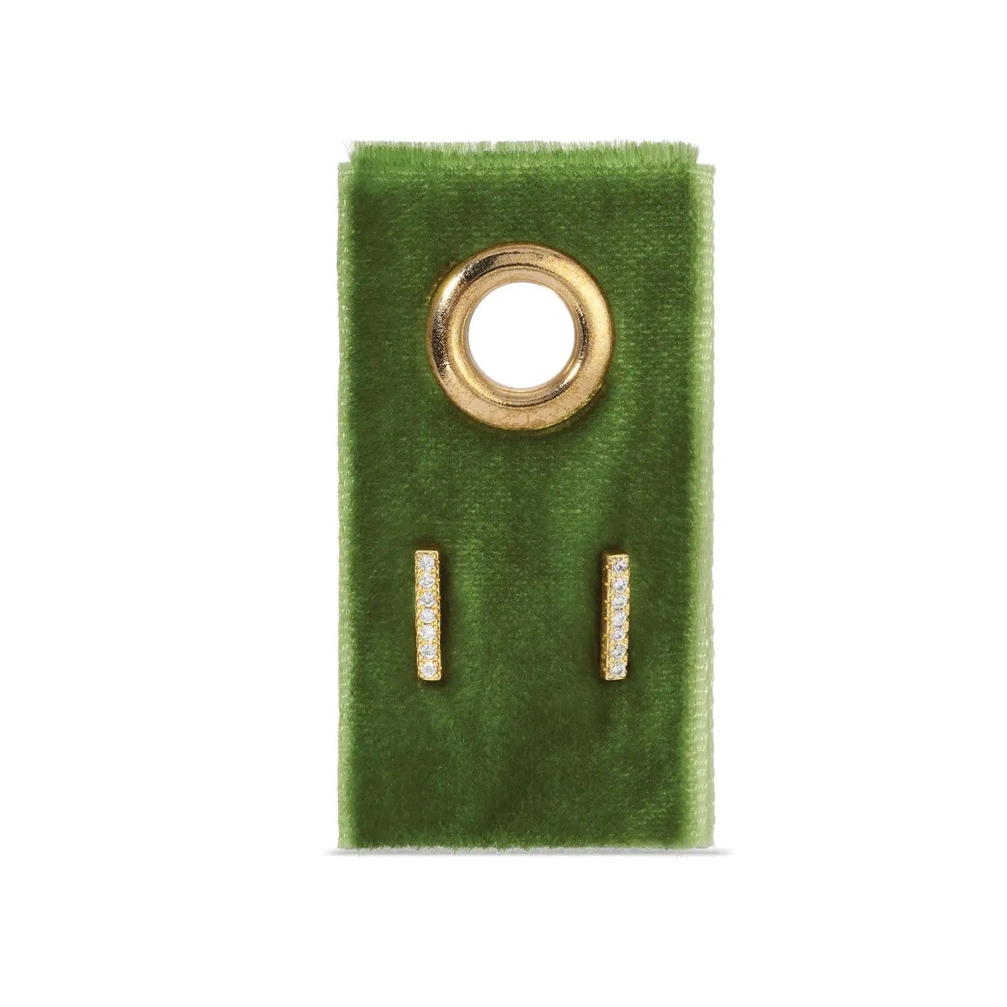 Splendid Iris Stud Earrings on Velvet Tag