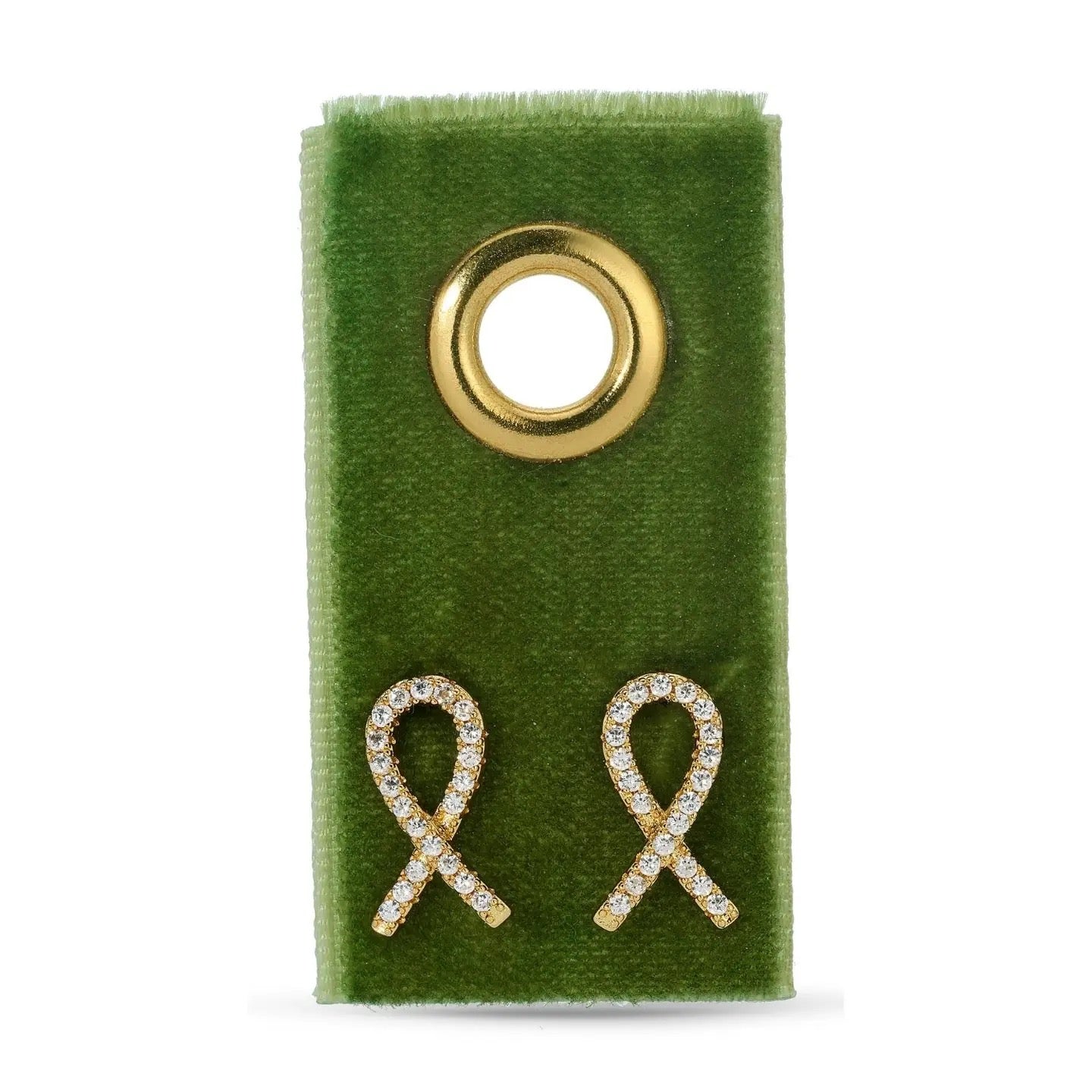 Splendid Iris Stud Earrings on Velvet Tag