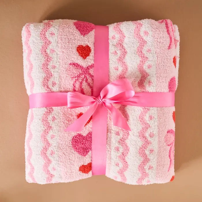 Oh So Lovely Cozy Dreams Pink Blanket