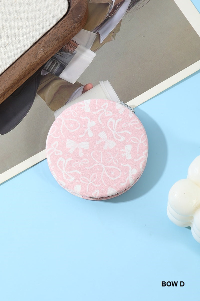 Bow Double Sided Compact Mirror