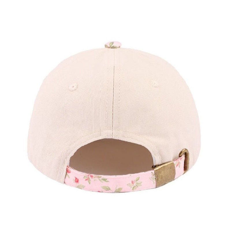 All For His Glory Floral Hat