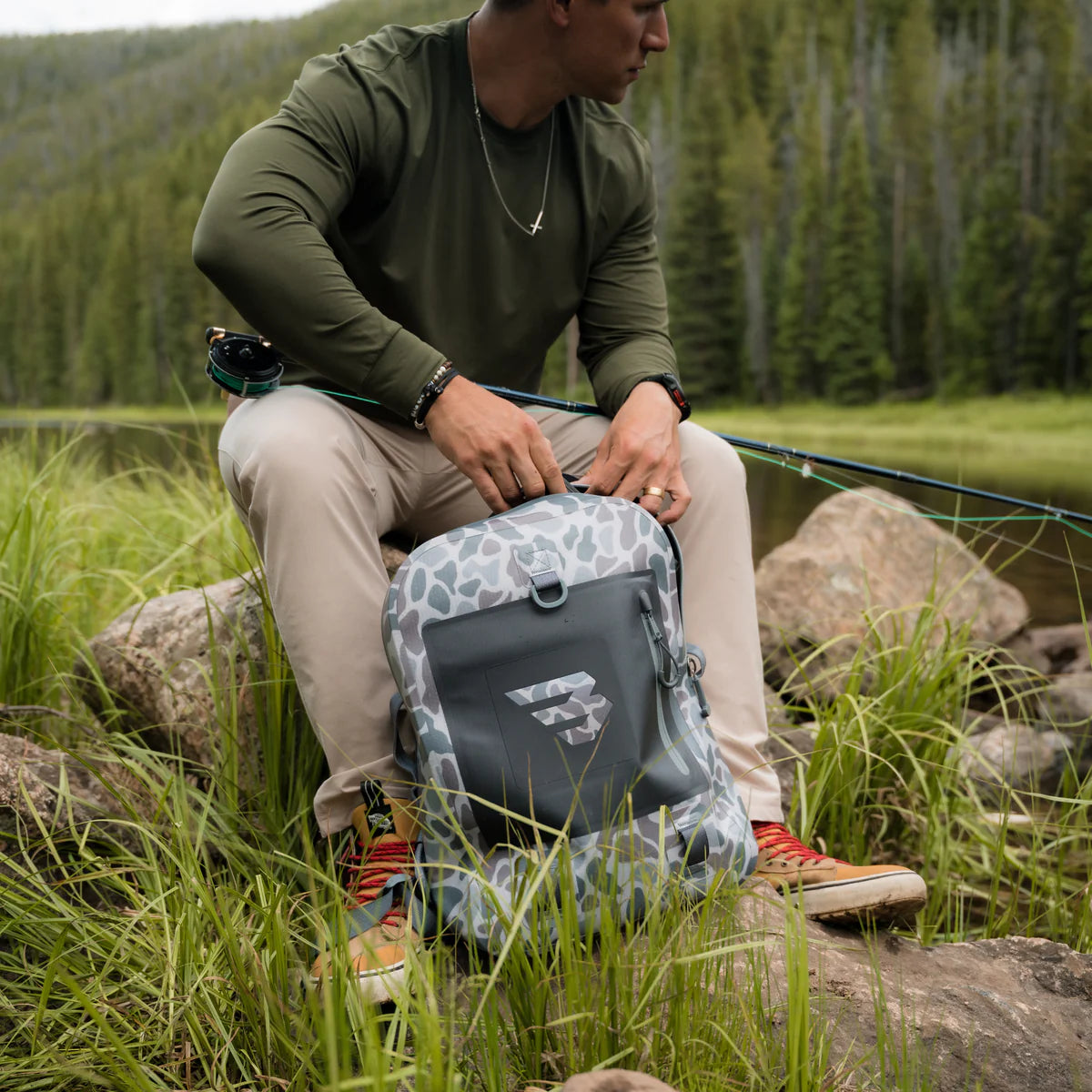 Burlebo Waterproof Backpack - Classic Deer Camo