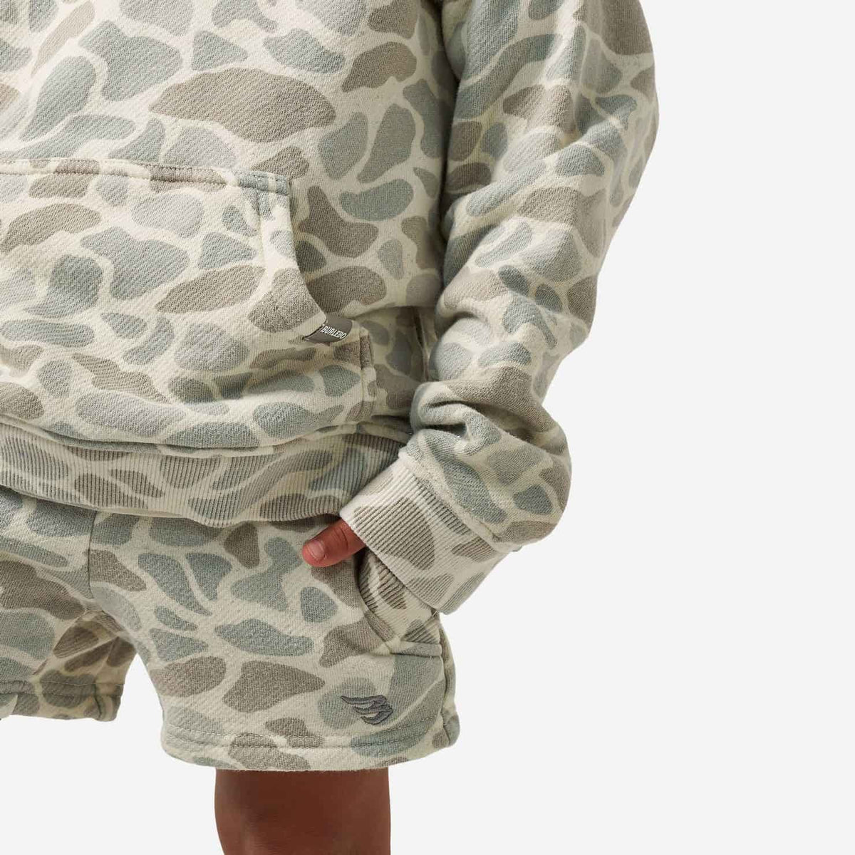 Burlebo Youth Vintage Washed Hoodie - Classic Deer Camo
