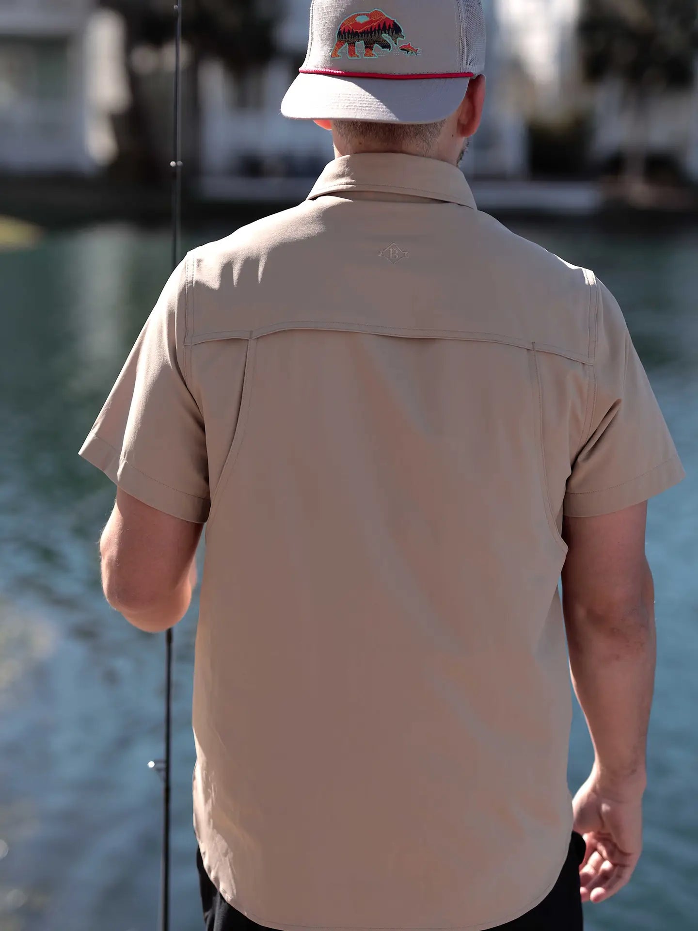 Burlebo Performance Fishing Shirt - Cobblestone
