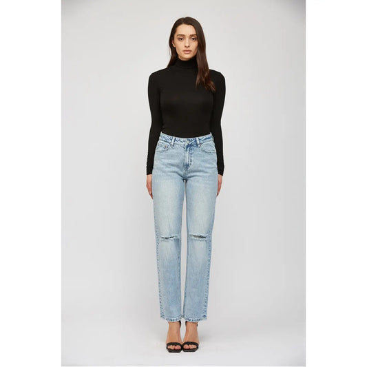 Mica High Rise Straight Leg Jeans