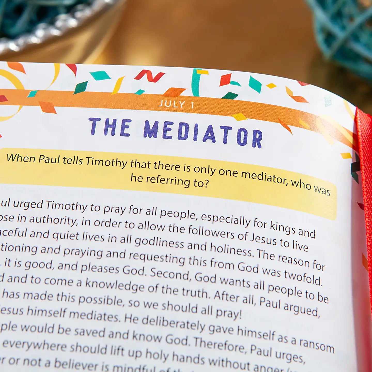 Bible Trivia Devotional