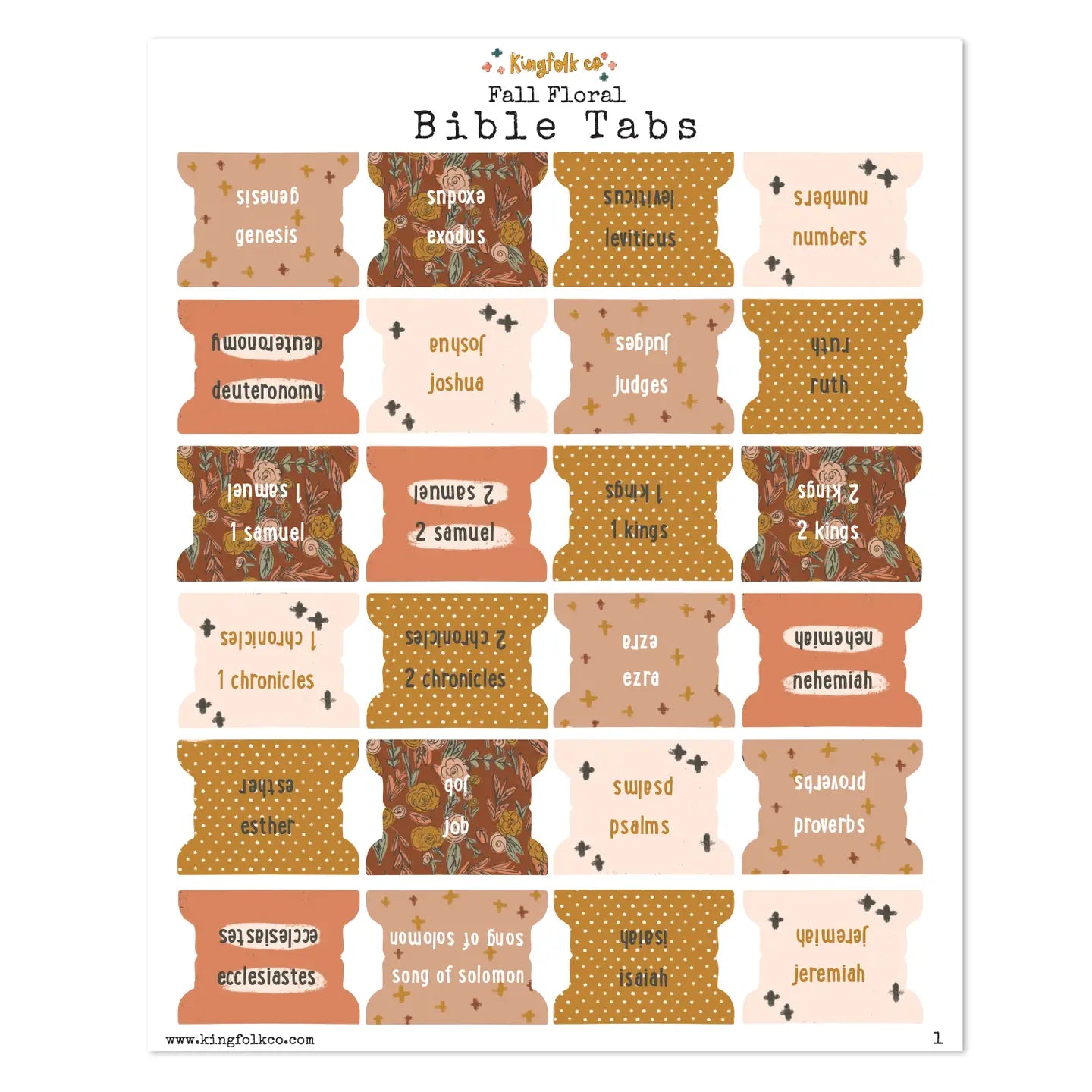 Large Bible Tabs
