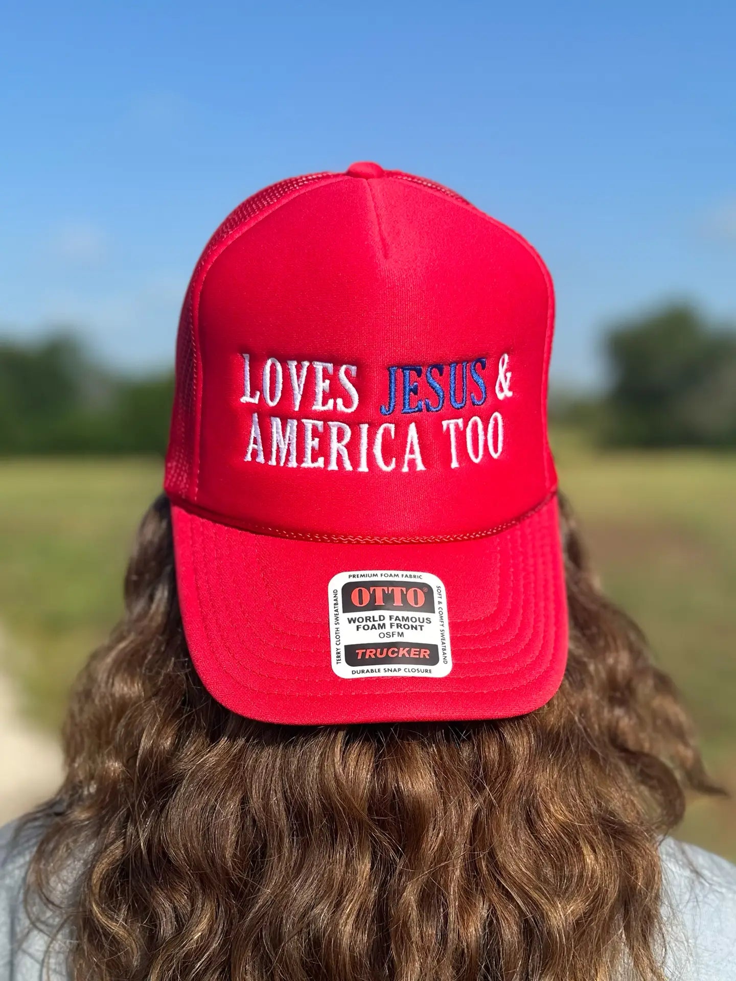 Loves Jesus and America Hat