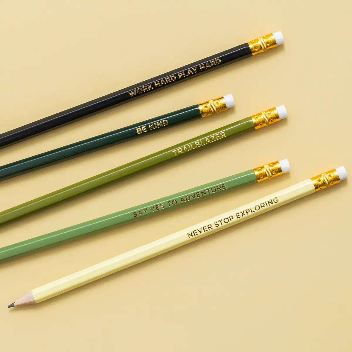Camo 5 Piece Pencil Set
