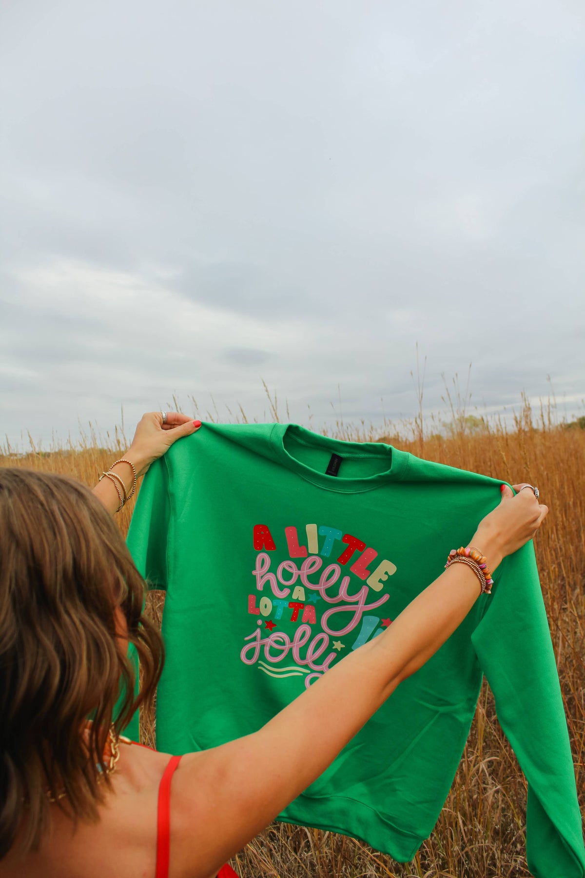 Holly Jolly Crew Neck Sweatshirt