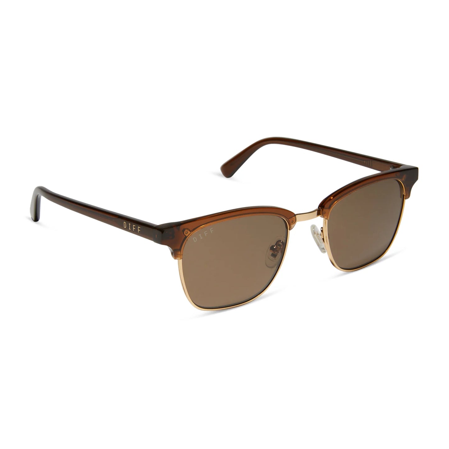 Diff Biarritz Whisky+Brown Polarized Sunglasses