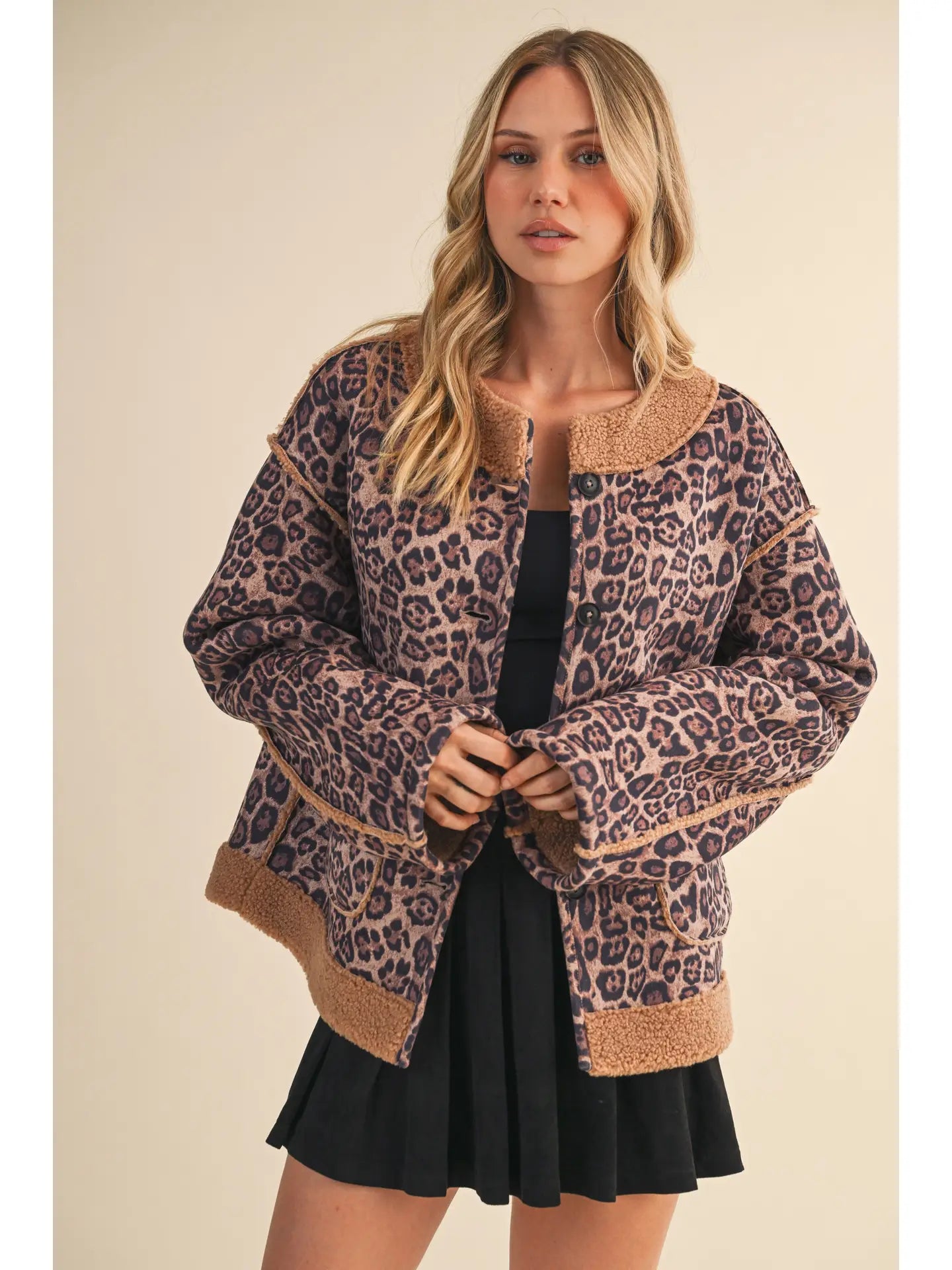 Leopard Quilted Jacket