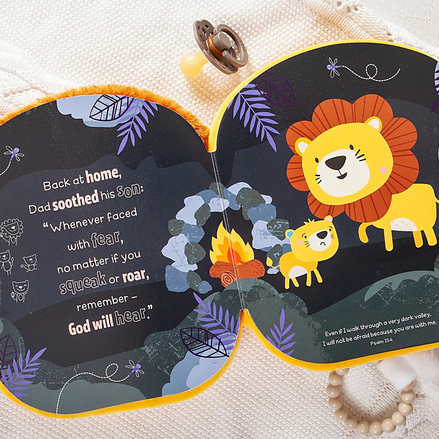 Squish and Snug Lion Plush Book