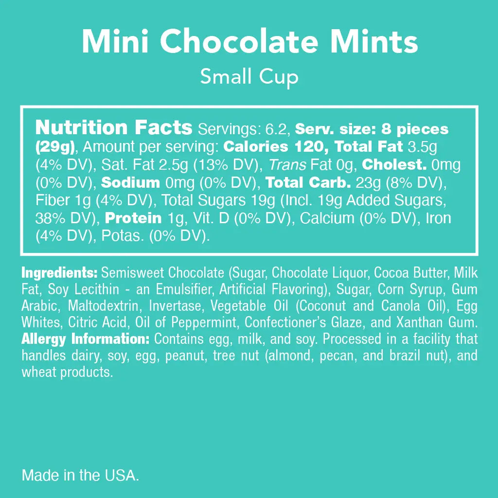 Candy Club Mini Mint Chocolate Candies