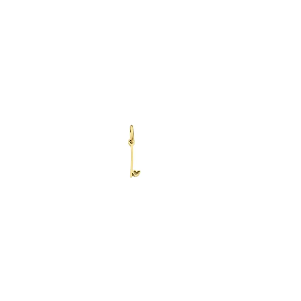 Gold Cursive Initial Letter "I"