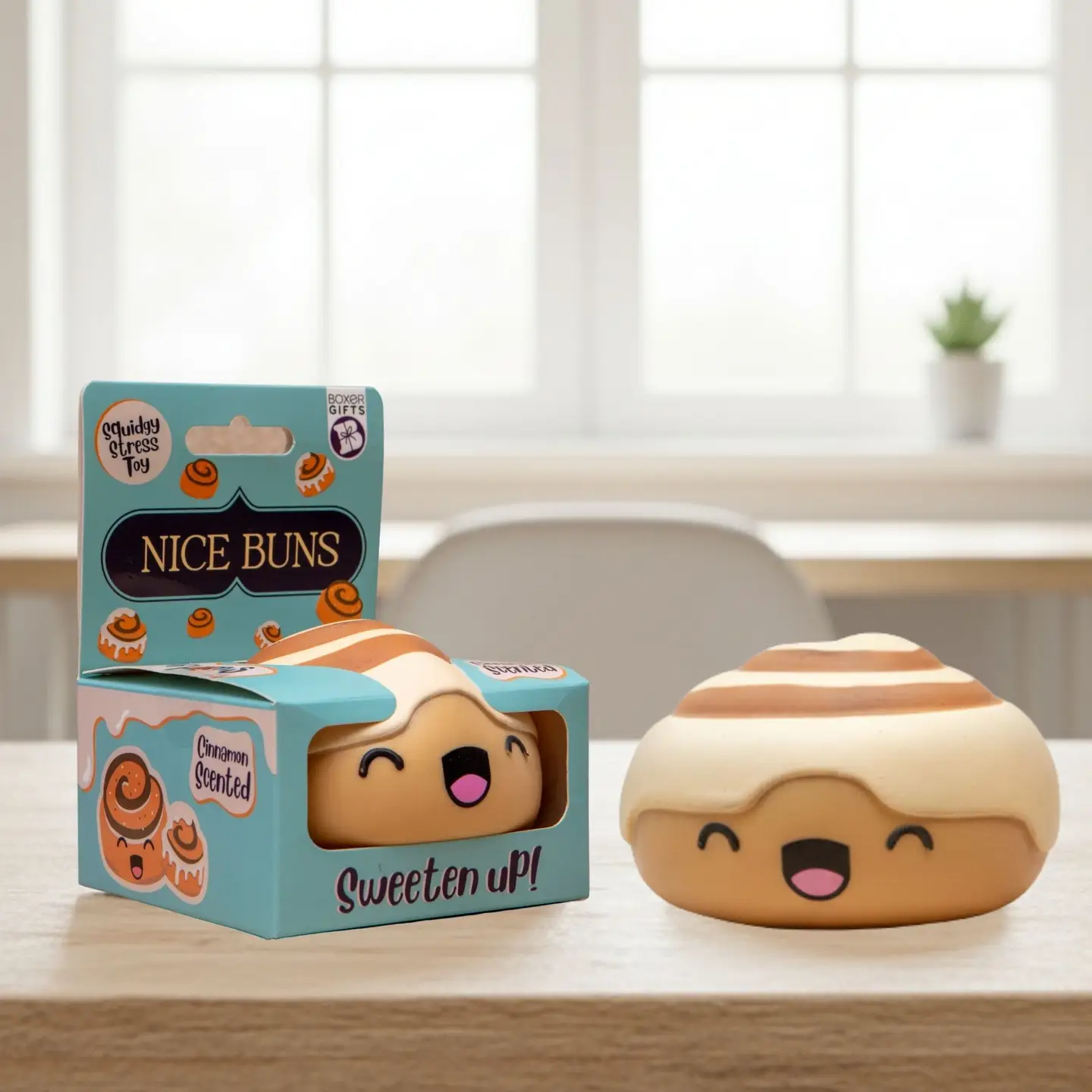 Squishy Stress Ball Toy - Cinnamon Buns