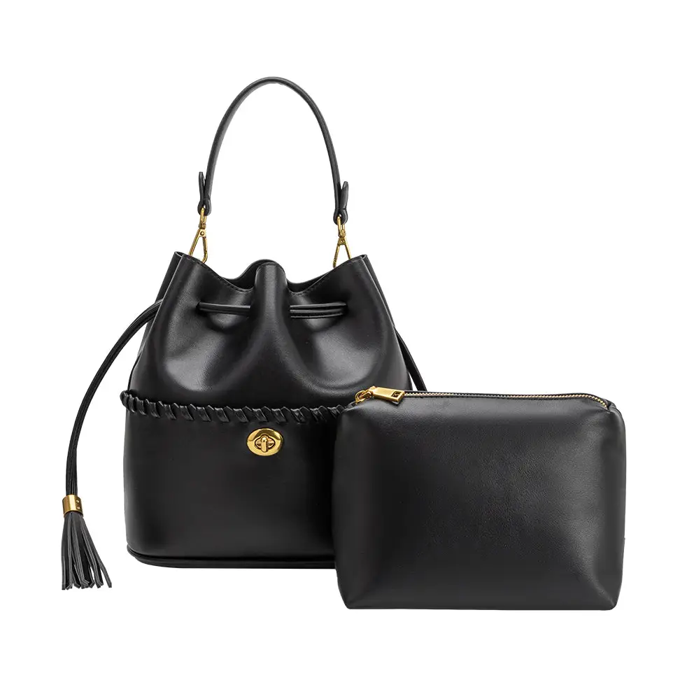 Melie Bianco Janae Recycled Vegan Leather Top Handle Bag - 2 Color Options