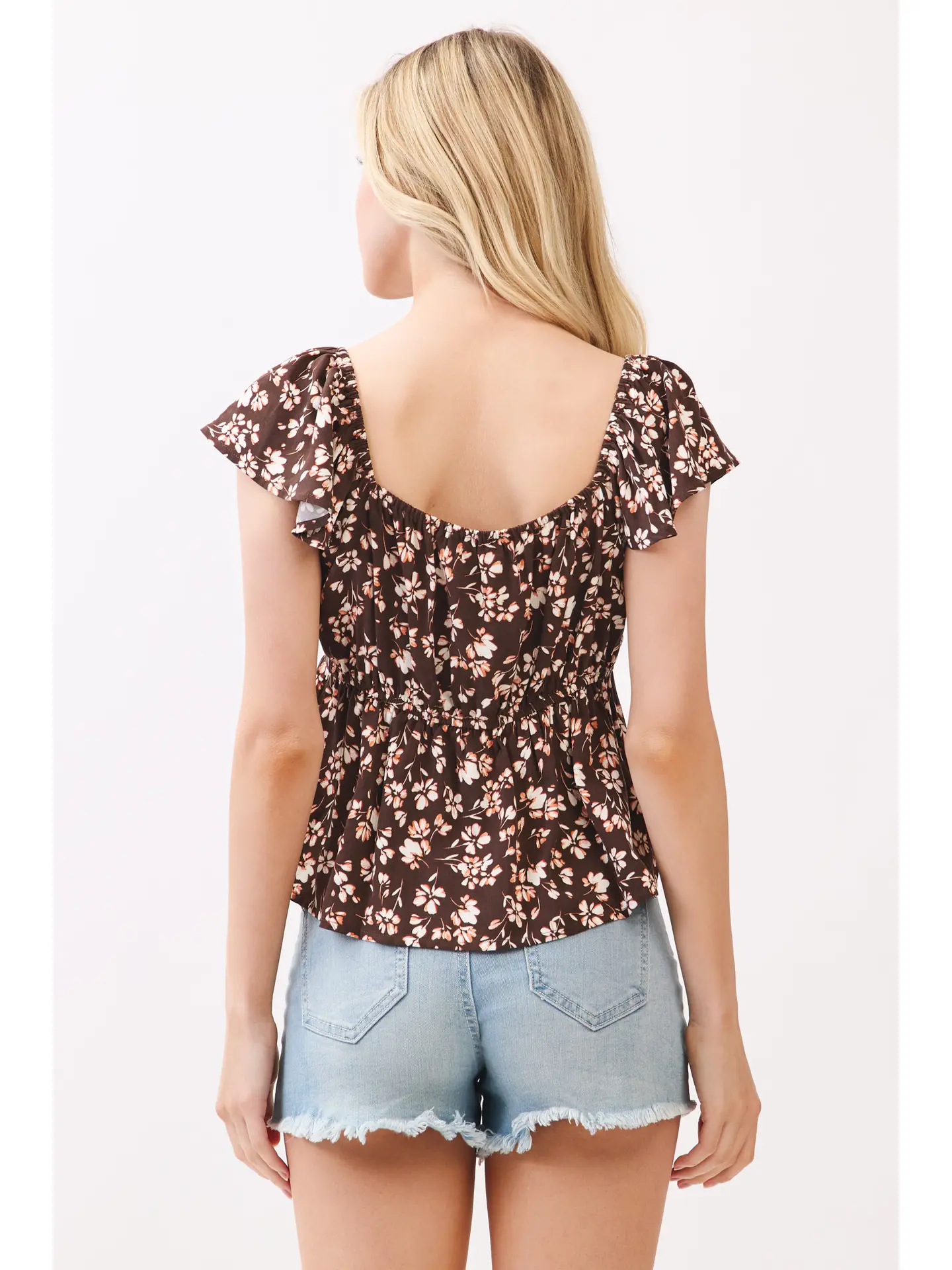 Flowy Short Sleeve Top