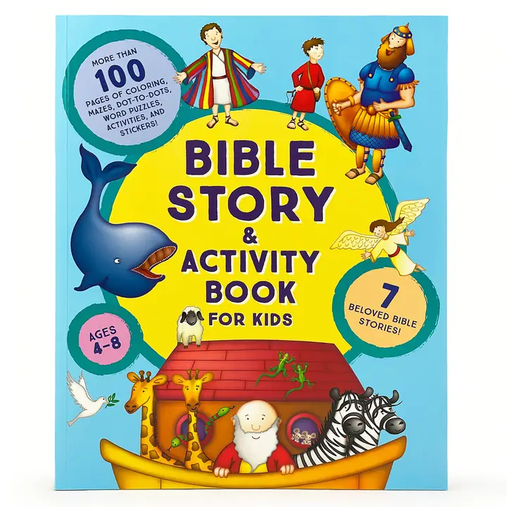 Bible Story and Activity Book For Kids