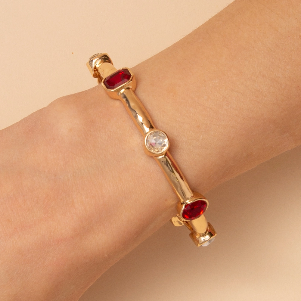 Oval Cut Crystal Bracelet