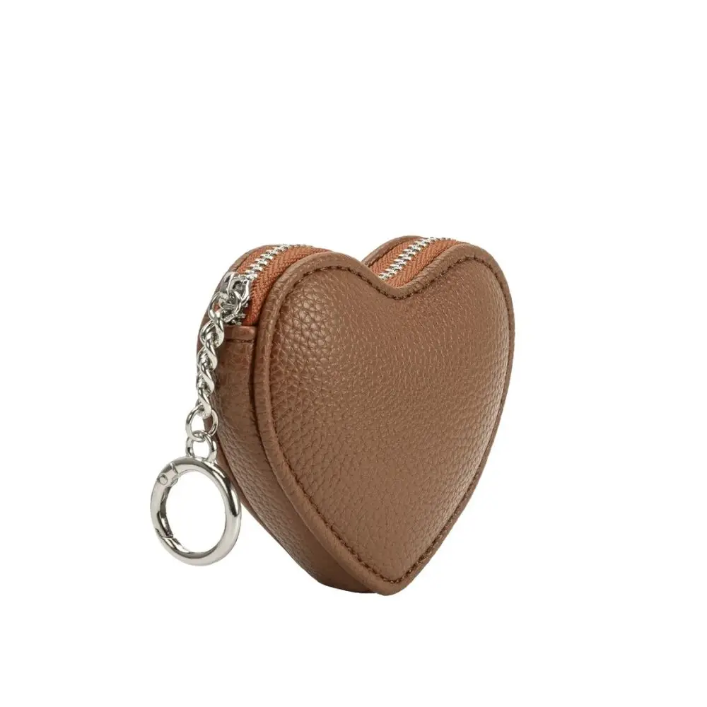 Melie Bianco Puffy Heart Chocolate Coin Purse Charm