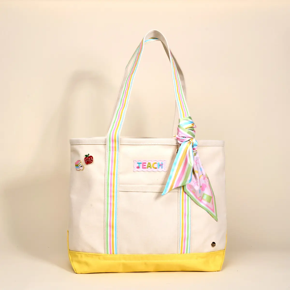 Teacher Canvas Tote Bag