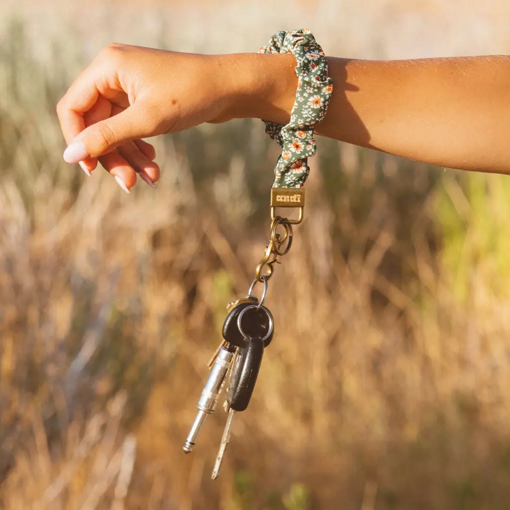 Shop Andi Green Floral Keychain