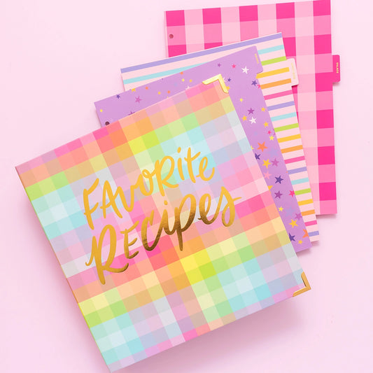 Recipe Binder with Tabs
