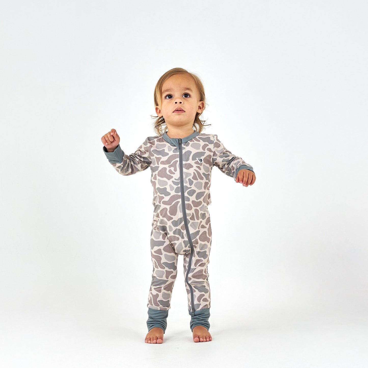 Burlebo Baby Zip Up-Classic Deer Camo