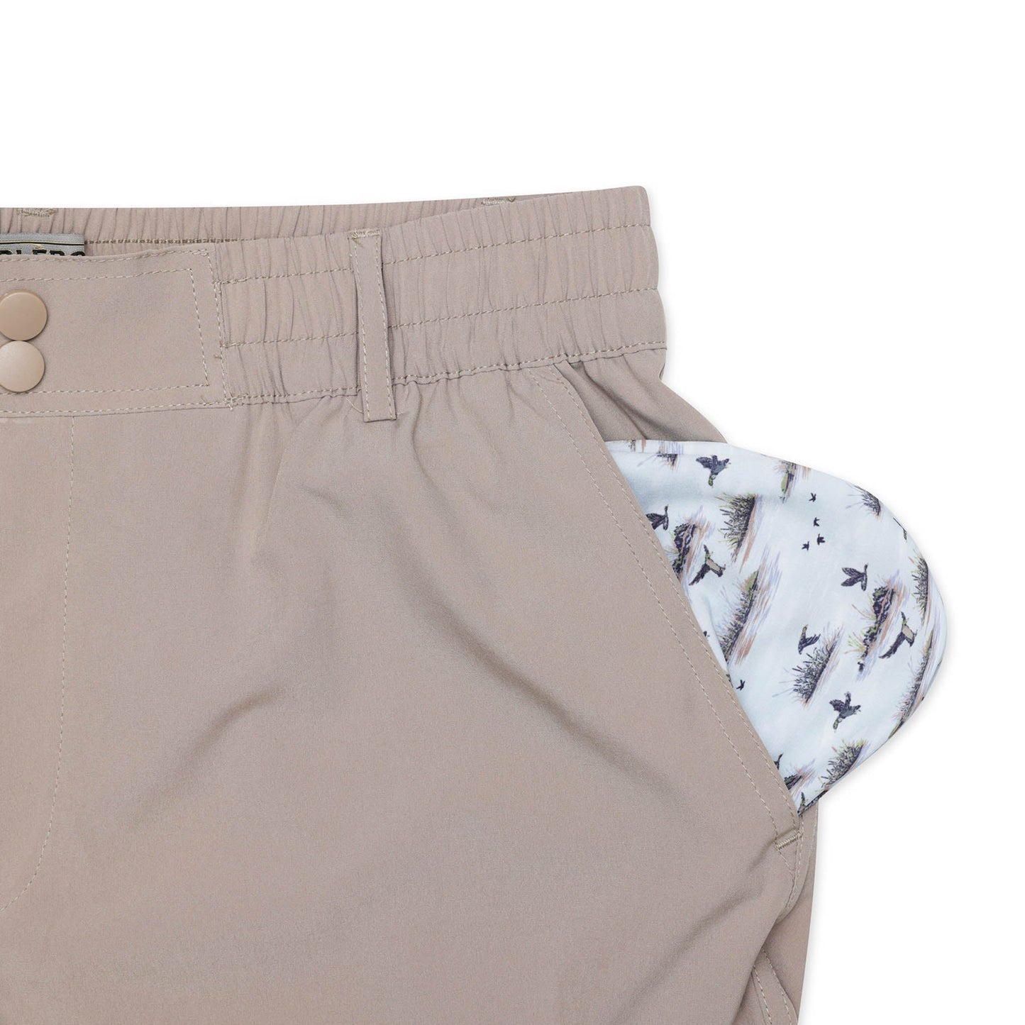 Burlebo Everyday Short Cobblestone Khaki-Duck Hunt Pocket