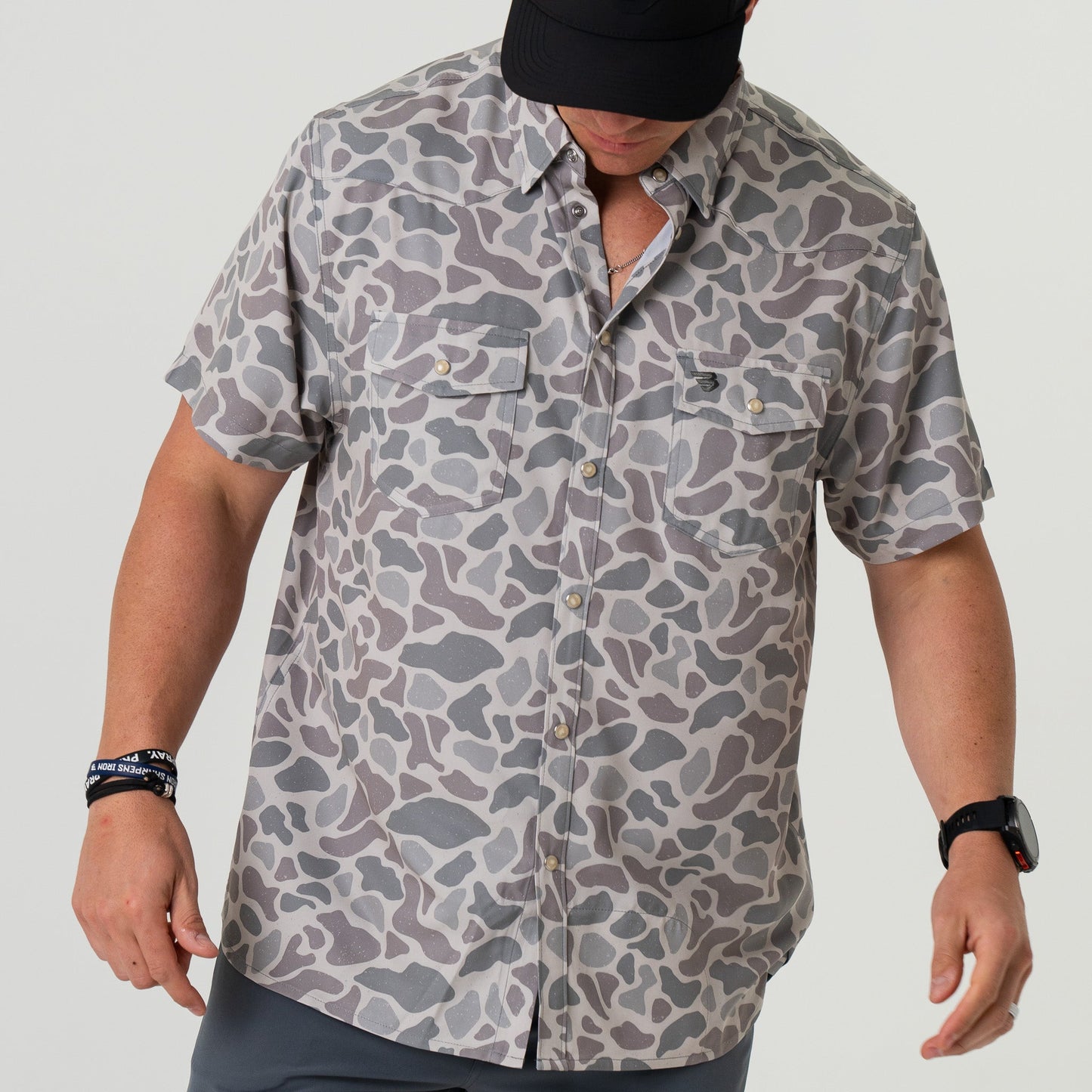 Burlebo Performance Western Shirt - Classic Camo