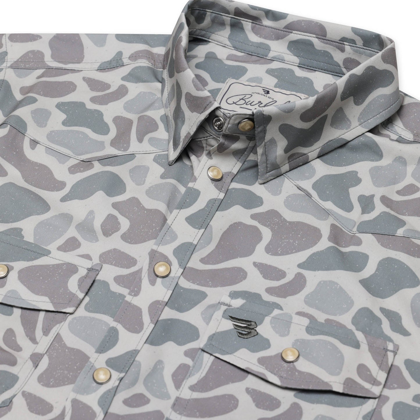 Burlebo Performance Western Shirt - Classic Camo