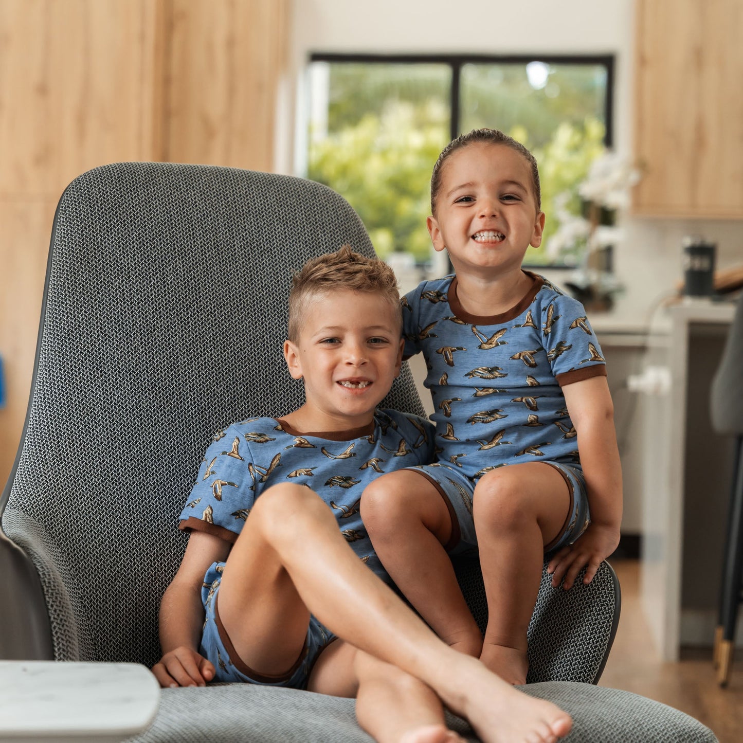 Burlebo Youth Sleep Set-Jumbo Mallards Blue