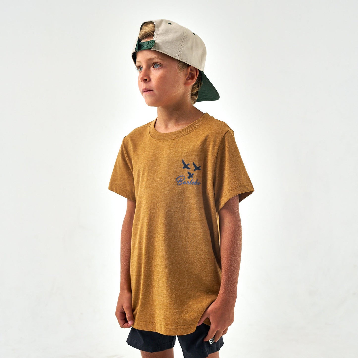 Burlebo Youth Light Brown Duck Dog Tee