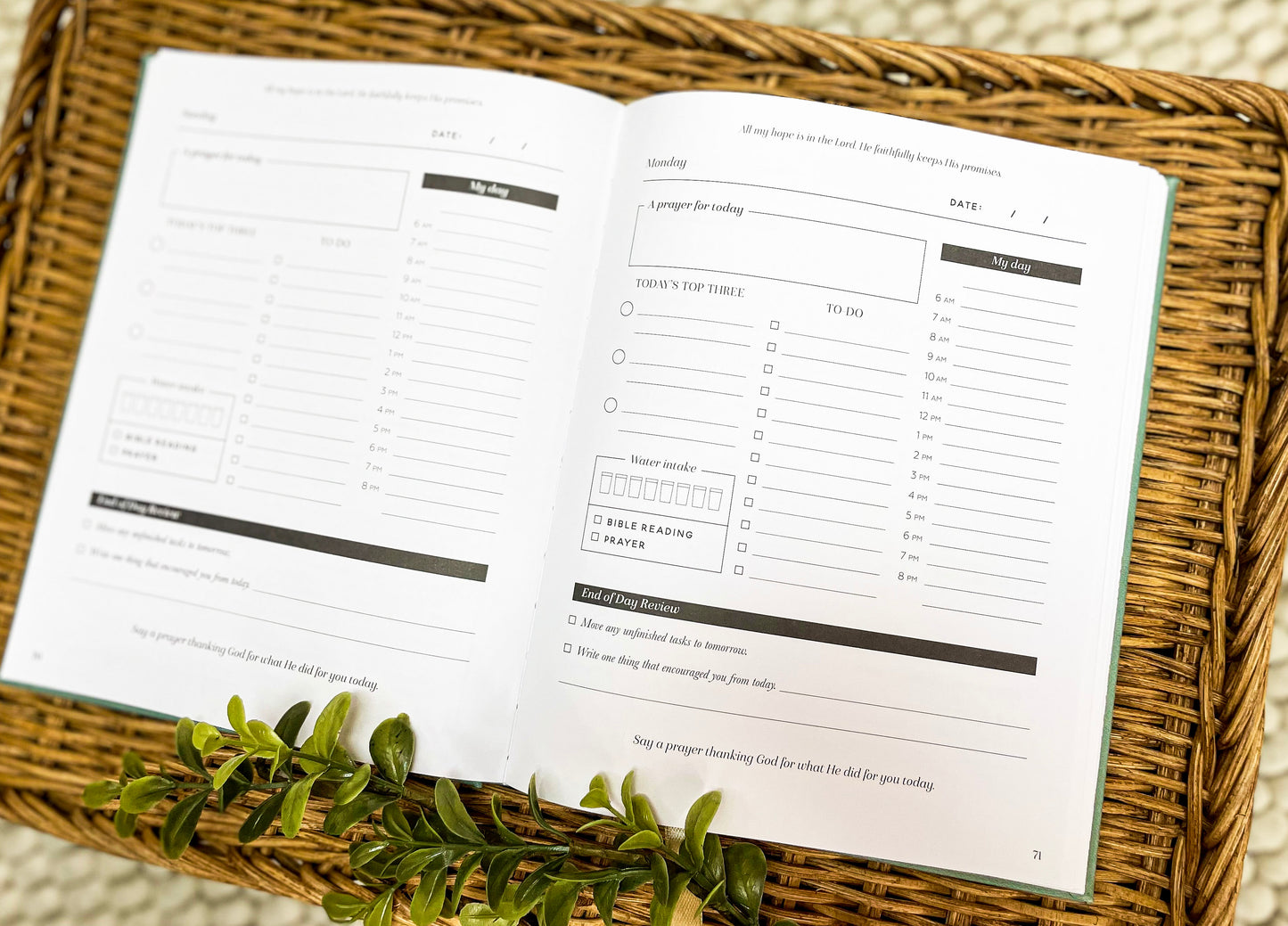 Daily Grace Intentional planner
