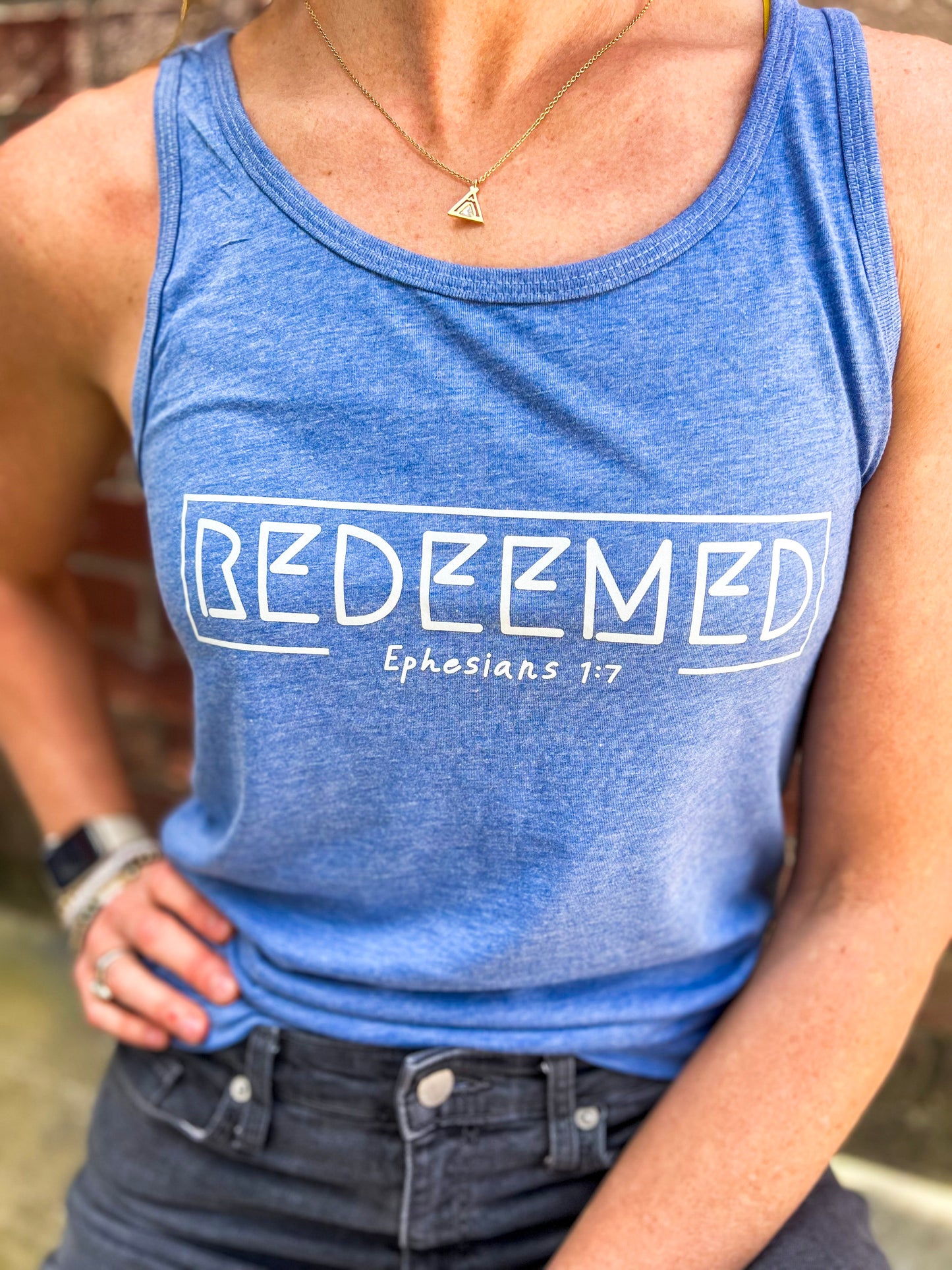Redeemed Eph.1:7 Tank