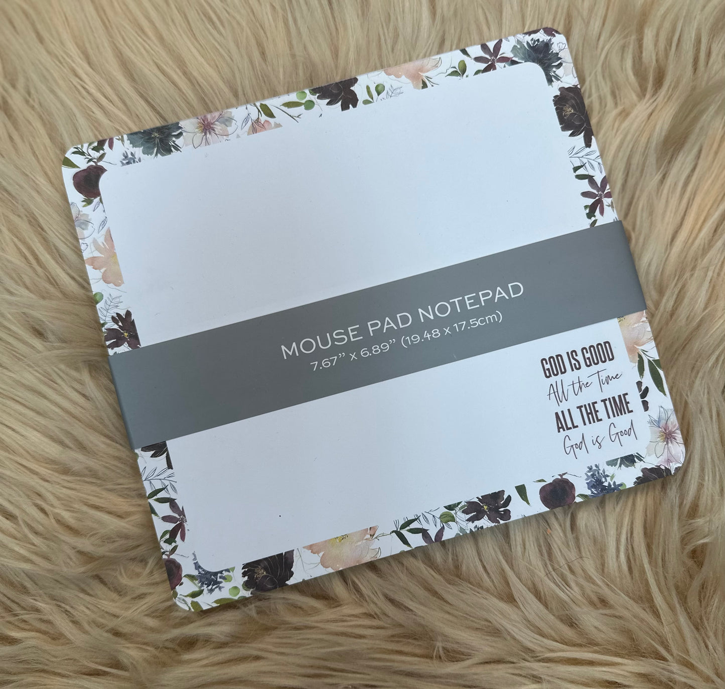 God Is Good Mouse Pad/Notepad