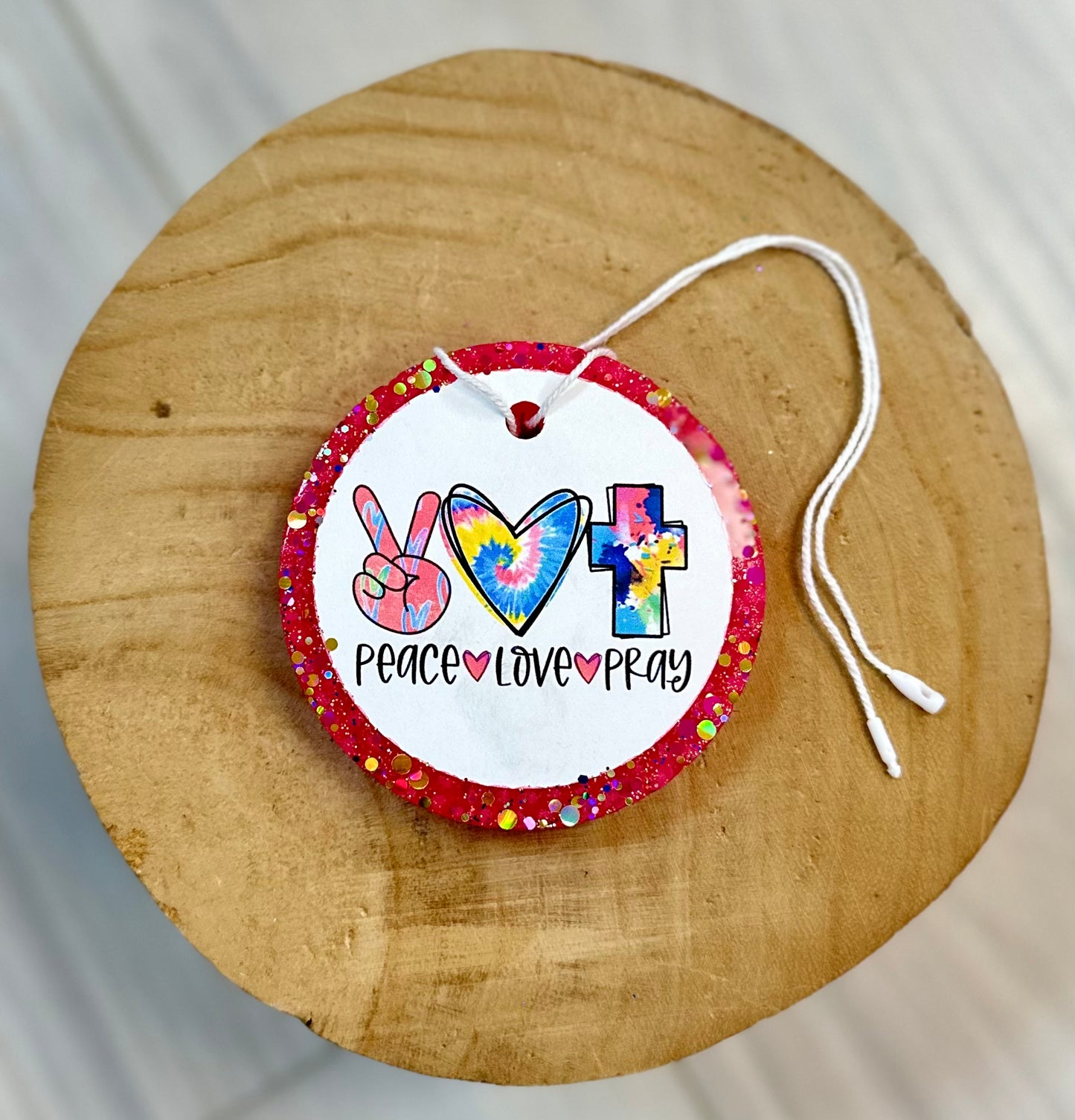 Peace Love Pray Freshie