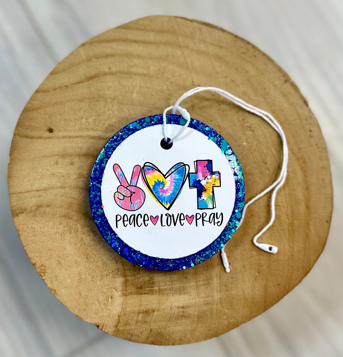 Peace Love Pray Freshie