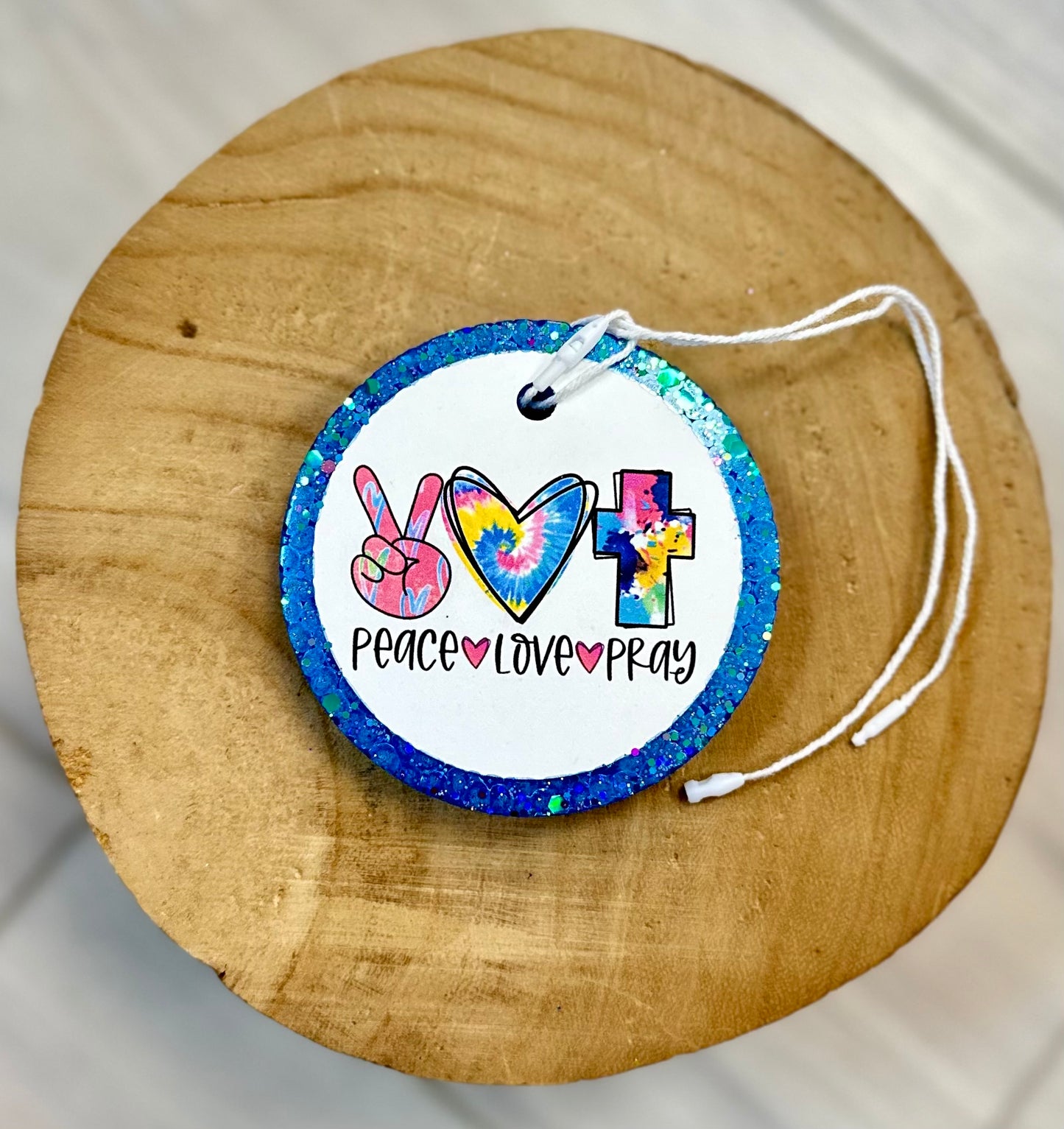 Peace Love Pray Freshie