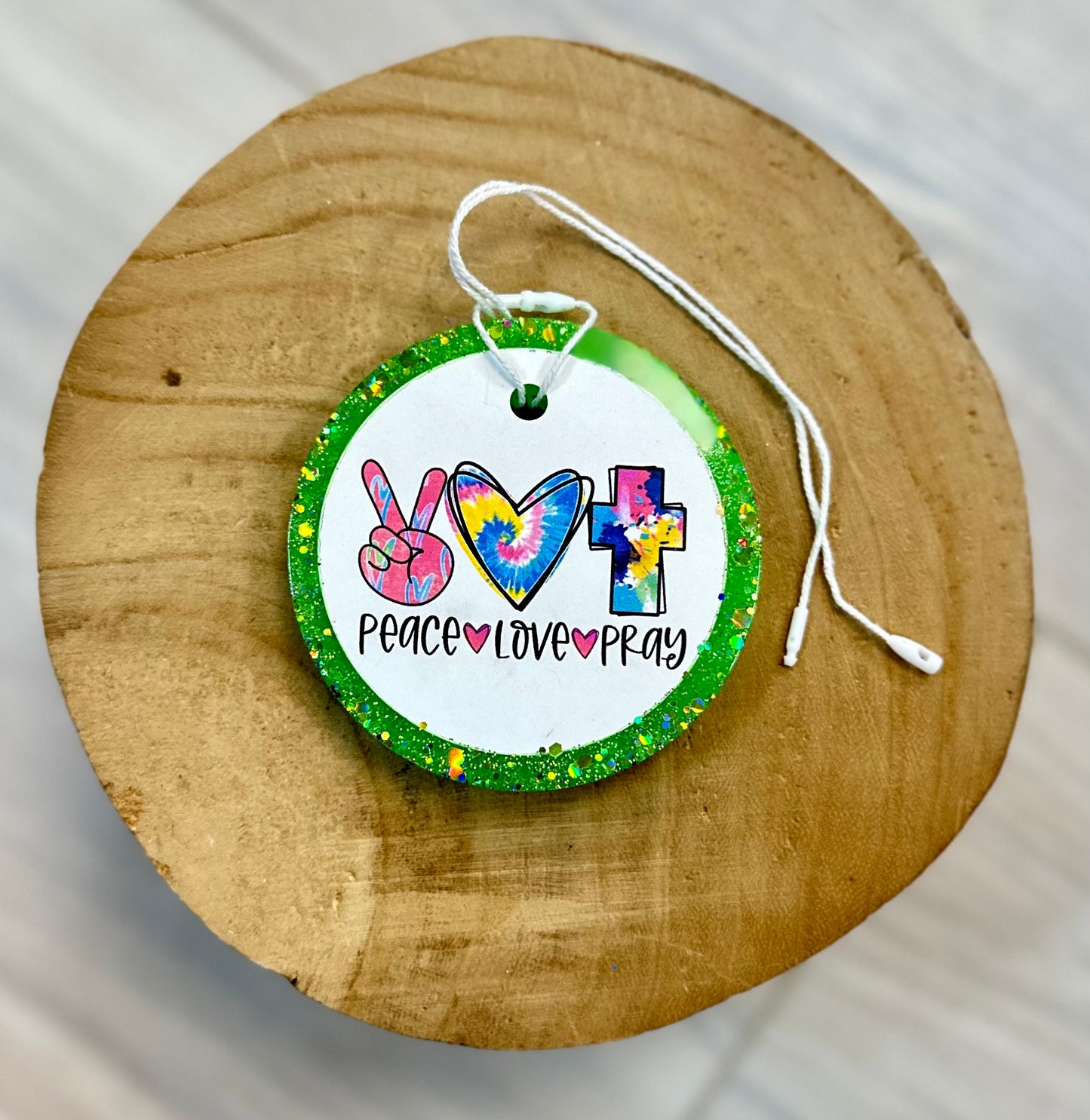 Peace Love Pray Freshie