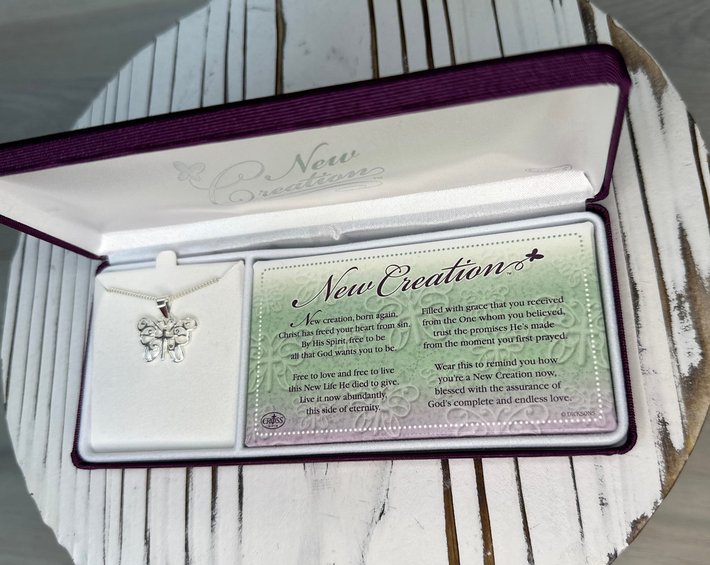 New Creation Baptism Necklace