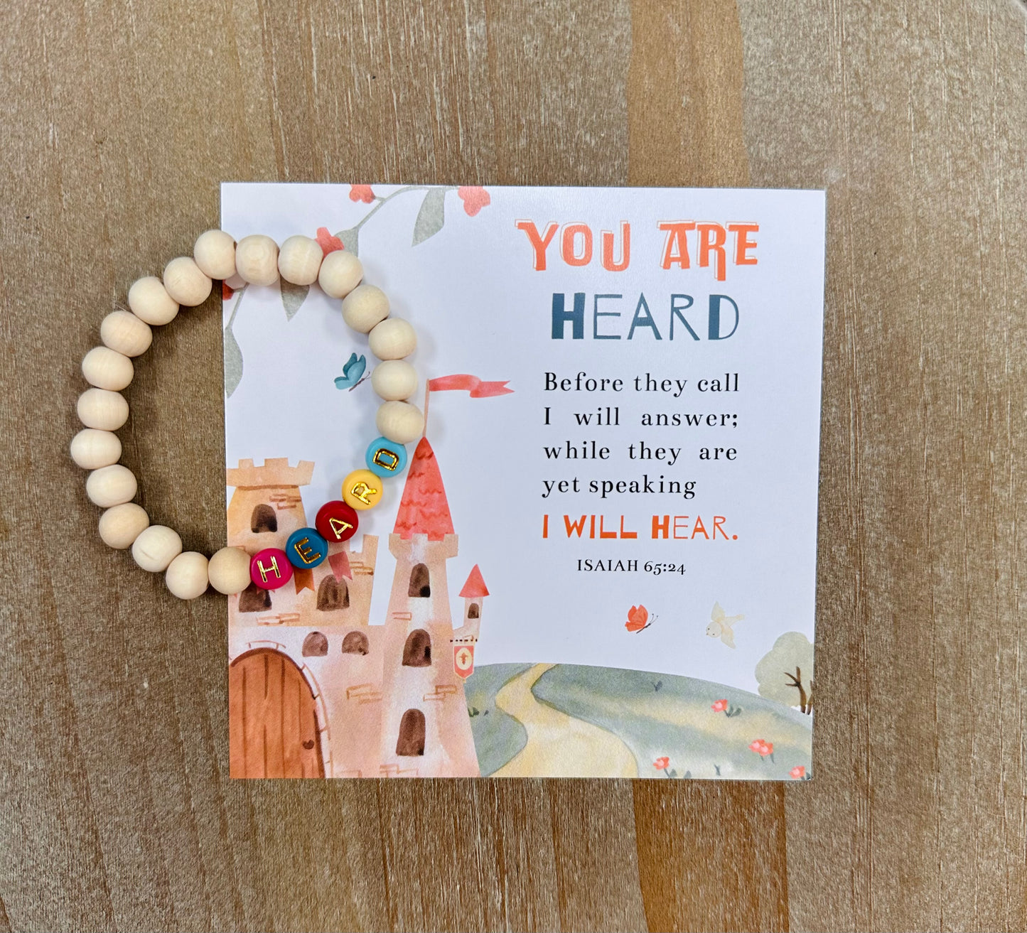 Assorted Children's Scripture card & Bracelet