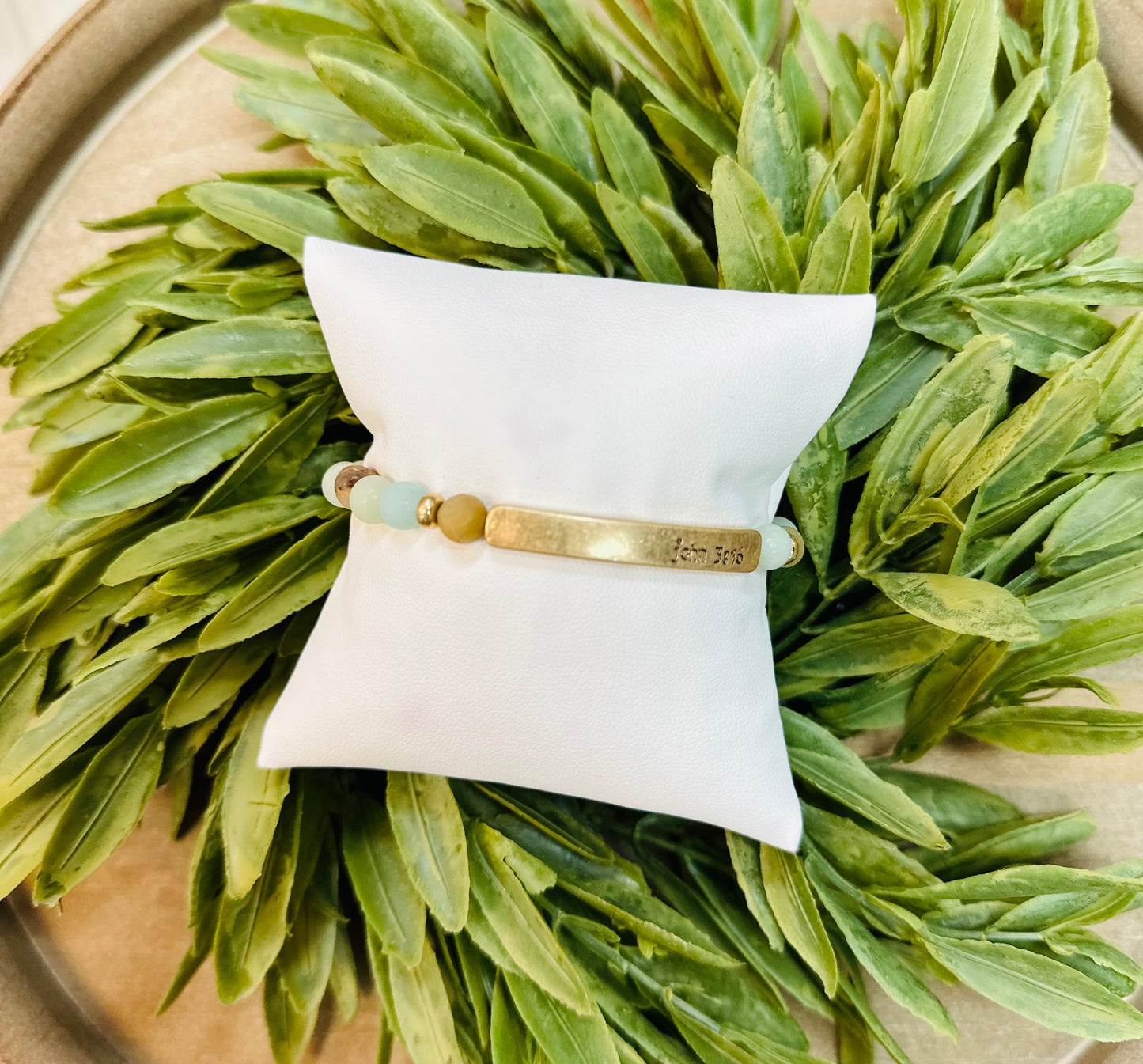 John 3:16 bar bracelet