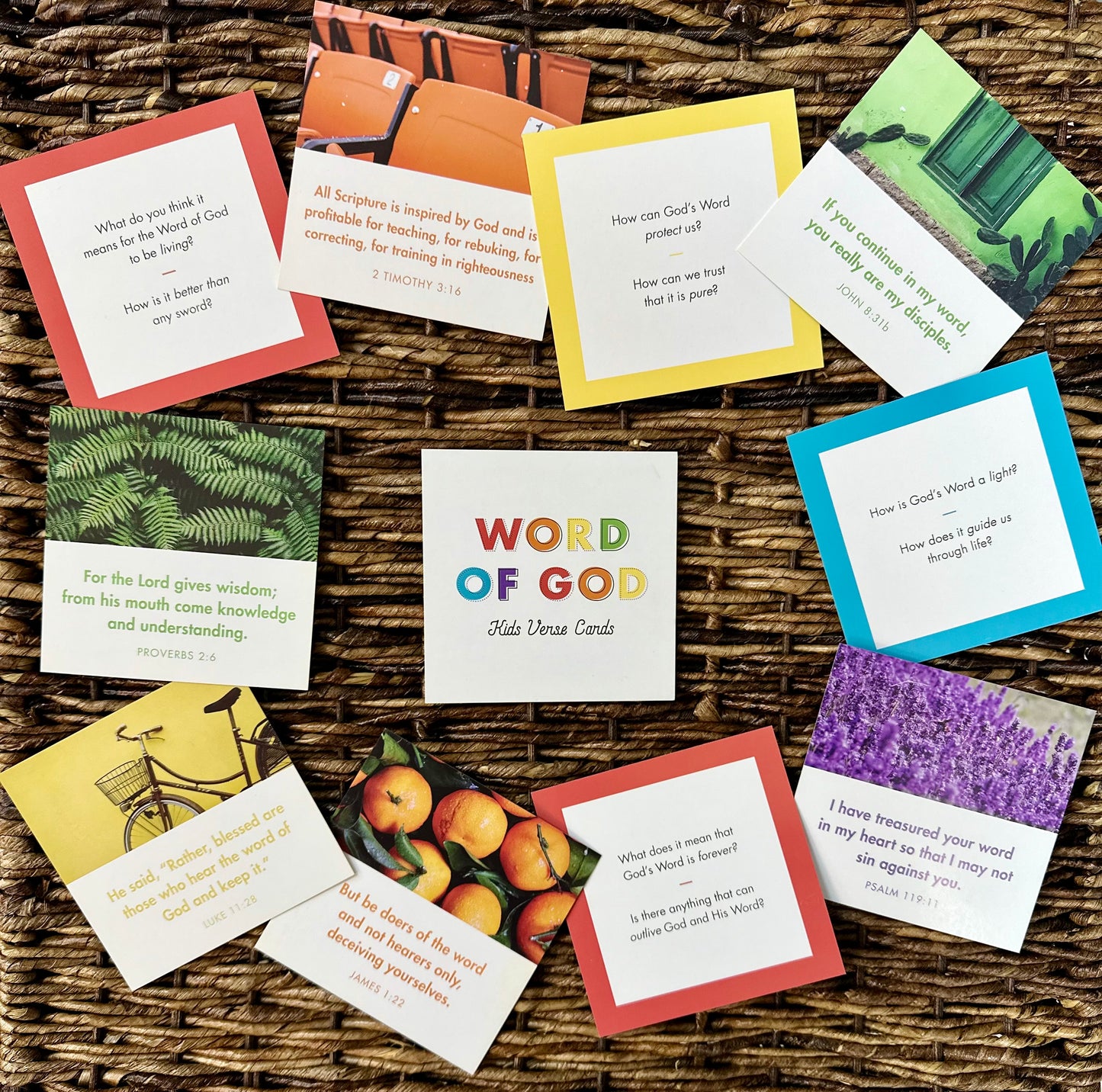 The Word of God Kids Card Set