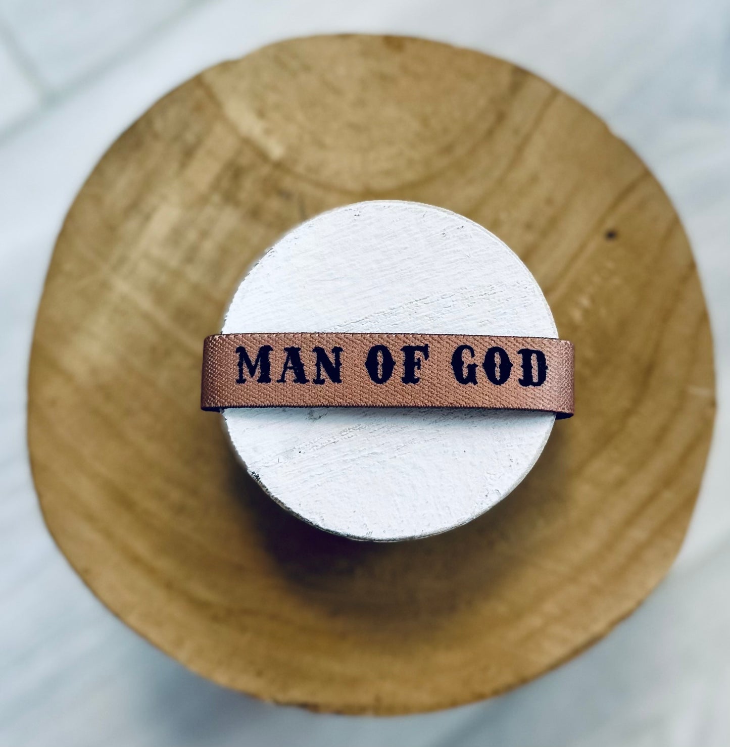 Man of God Stretch Bracelet