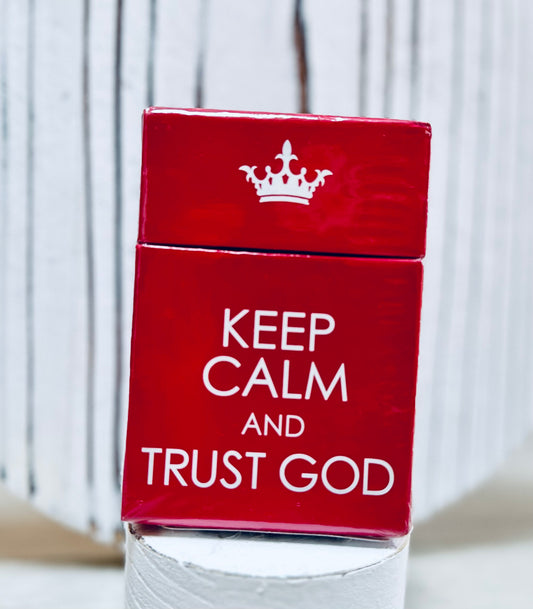 Keep Calm and Trust God Box of Blessings