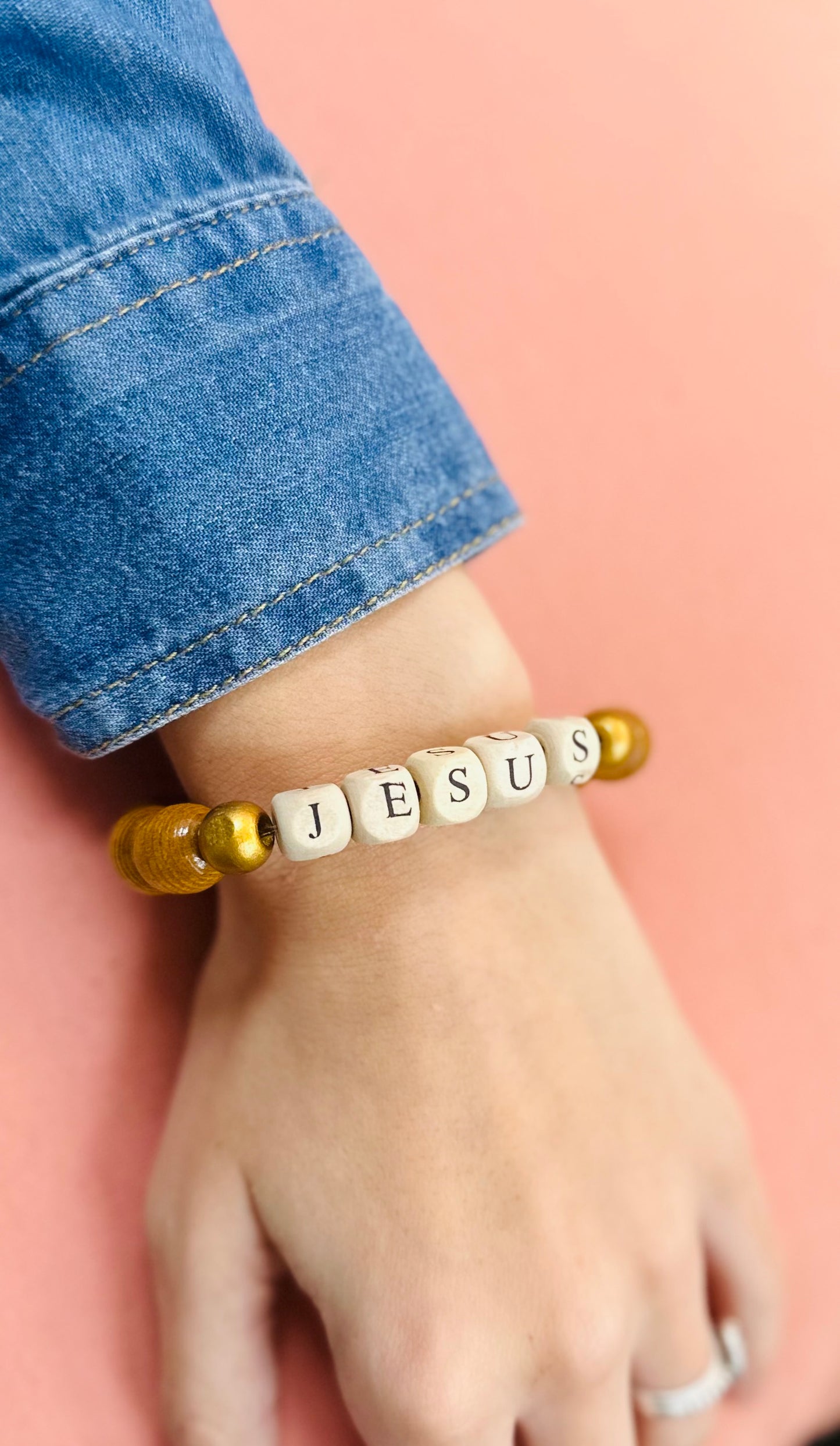 Chunky wooden assorted bracelets