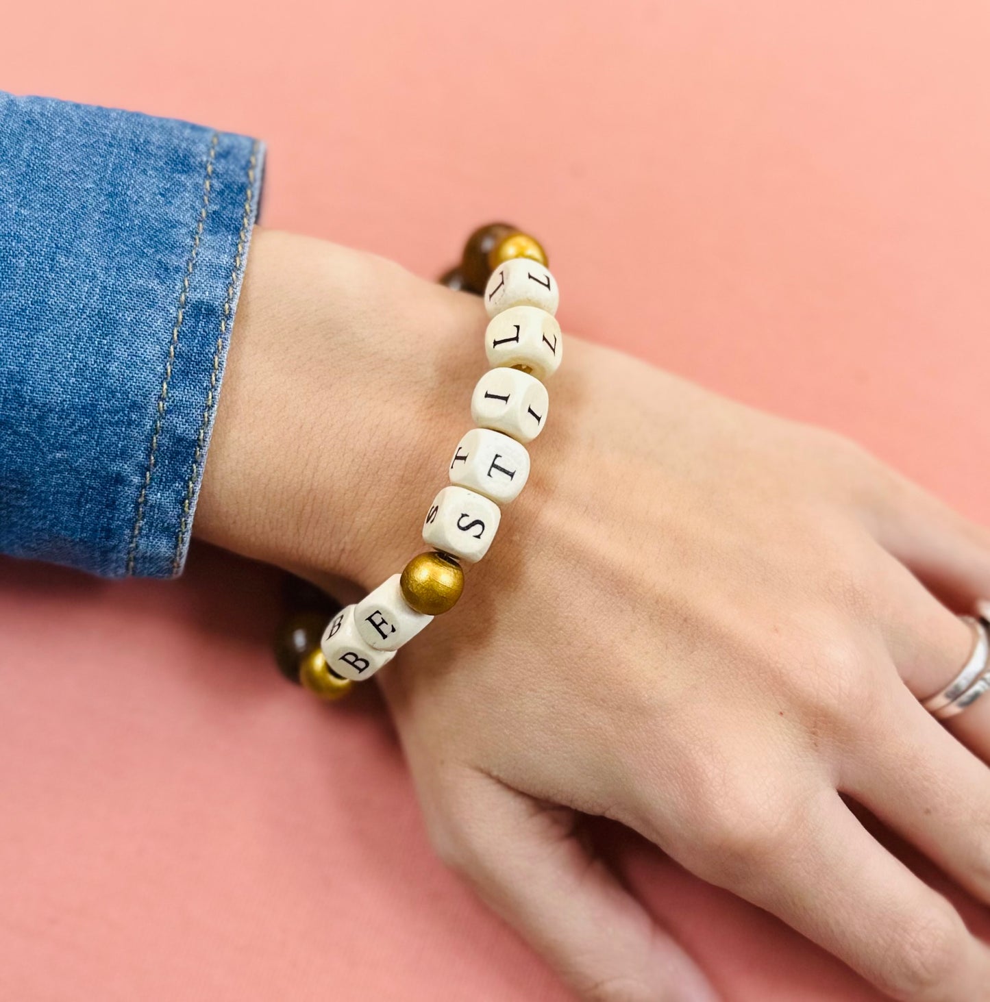 Chunky wooden assorted bracelets